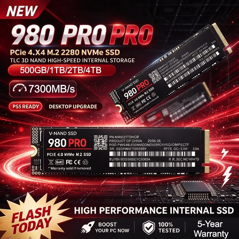 M.2 Nvme 4Tb Pcie 4.0 Ssd - Высокоскоростной внутренний SSD-накопитель 980 PRO PCIe