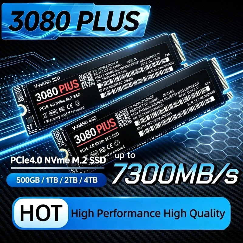 M.2 Nvme 4Tb Pcie 4.0 Ssd - 3080 PLUS M.2 2280 NVMe SSD,