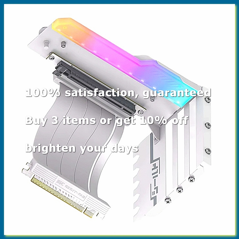 Pcie 4.0 X16 Riser Cable 90 Degree - ● Вертикальный кронштейн для крепления видеокарты