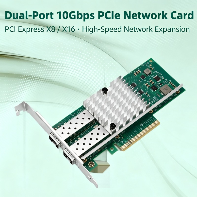 10Gb Sfp+ Pcie Network Card Dual Port - X520-DA2 82599EN 10G SFP+ двухпортовая оптоволоконная