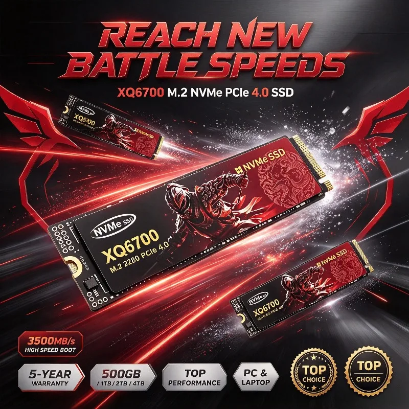 M.2 Nvme 4Tb Pcie 4.0 Ssd - XQ6700 M.2 NVMe SSD 500 ГБ