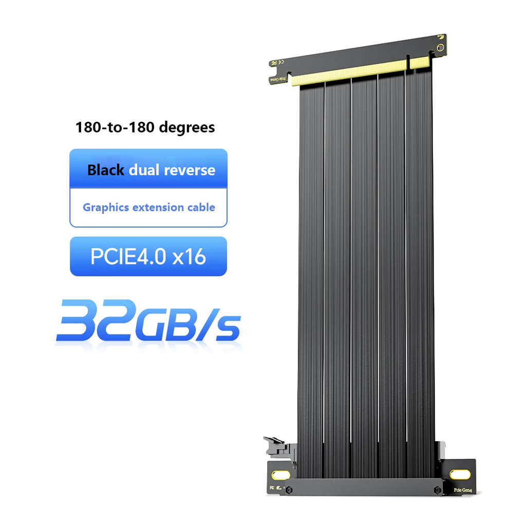 Кабель-переходник PCIe 3.0 / 4 – обзор и цена Pcie 4.0 X16 Riser Cable 90 Degree