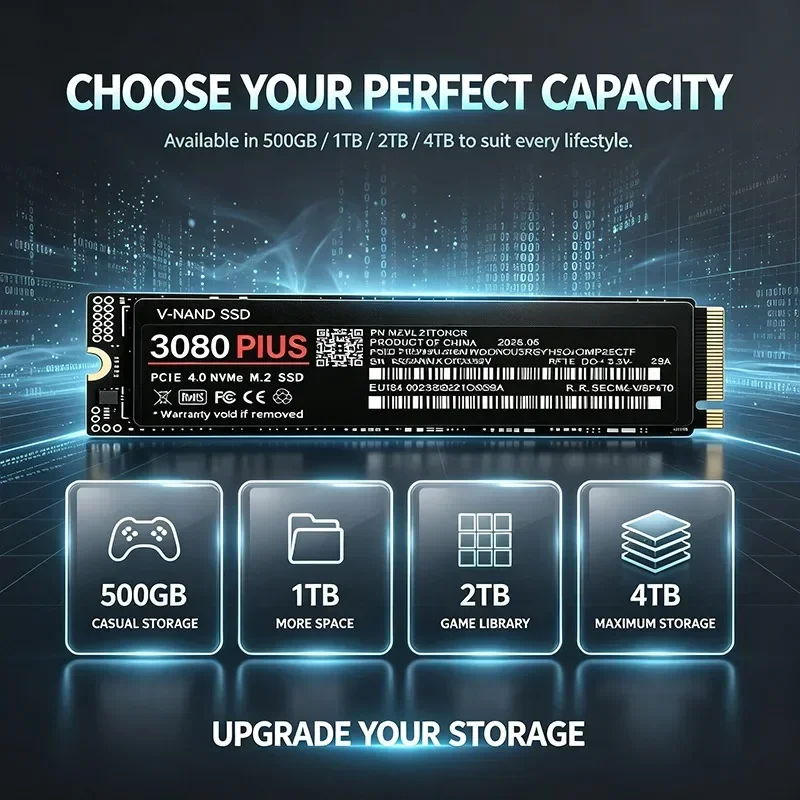 3080 PLUS M.2 2280 NVMe SSD, в – обзор и цена M.2 Nvme 4Tb Pcie 4.0 Ssd