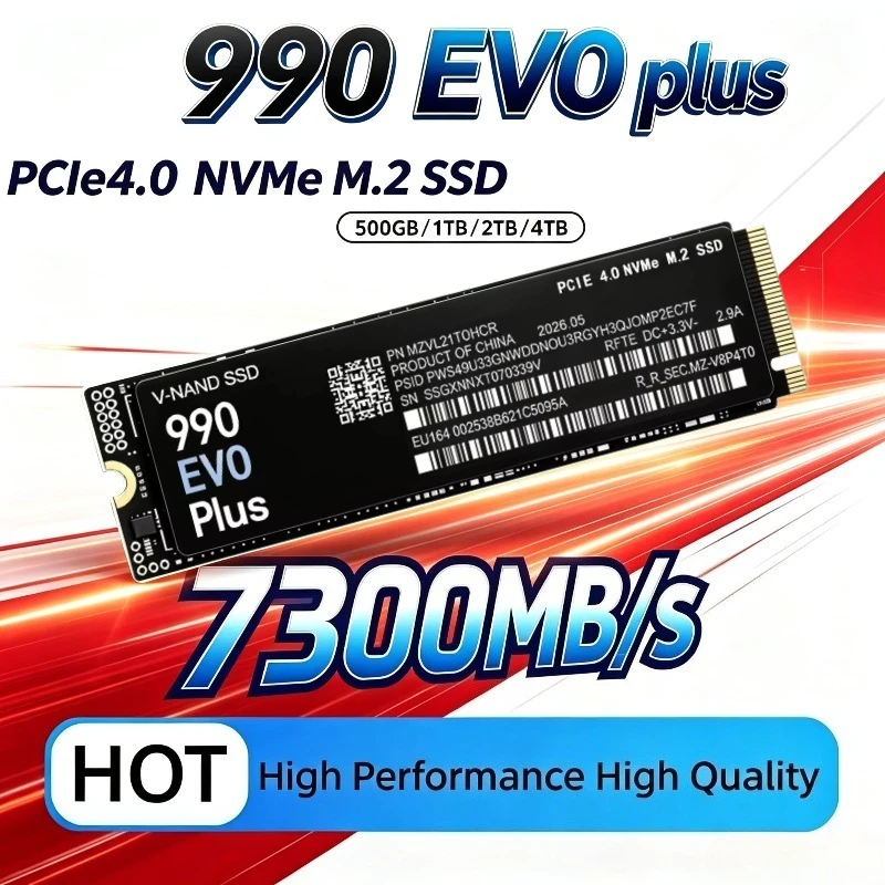 990 EVO Plus, 500 ГБ – 4 ТБ, T – обзор и цена M.2 Nvme 4Tb Pcie 4.0 Ssd