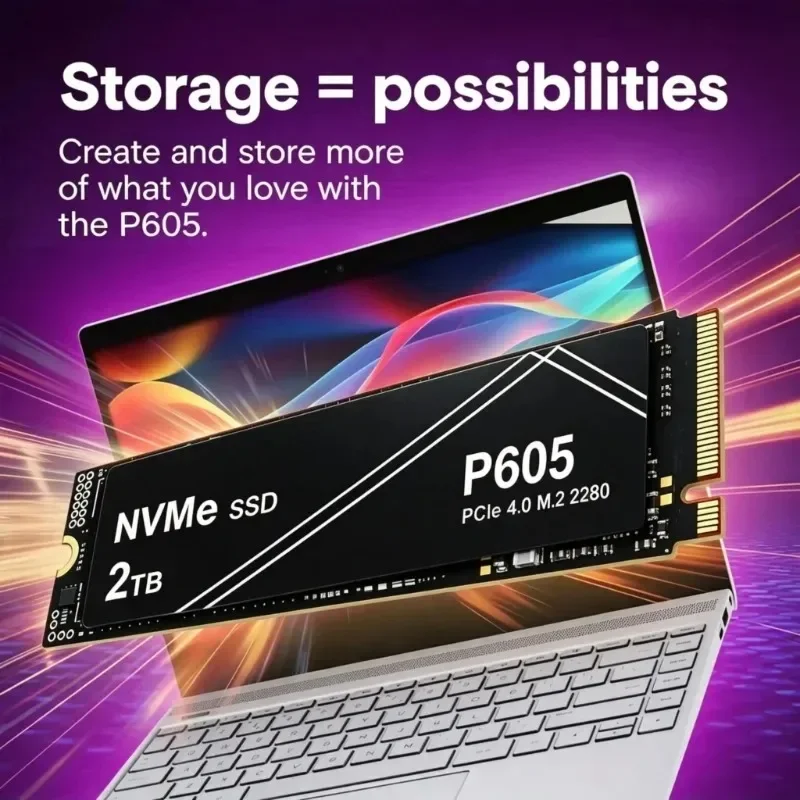 P605 NVMe SSD 7100 МБ/с PCIe 4 – обзор и цена M.2 Nvme 4Tb Pcie 4.0 Ssd