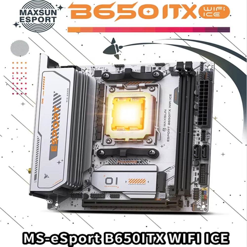 Материнская плата MAXSUN ESpor – обзор и цена B650 Itx Motherboard Wifi
