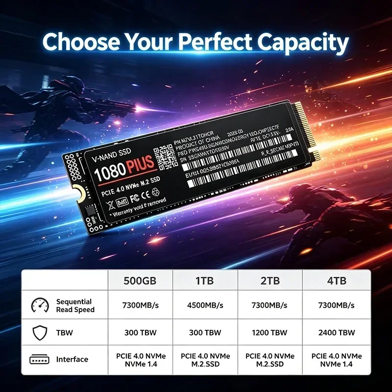 Высокоскоростной 100% оригинал – обзор и цена M.2 Nvme 4Tb Pcie 4.0 Ssd