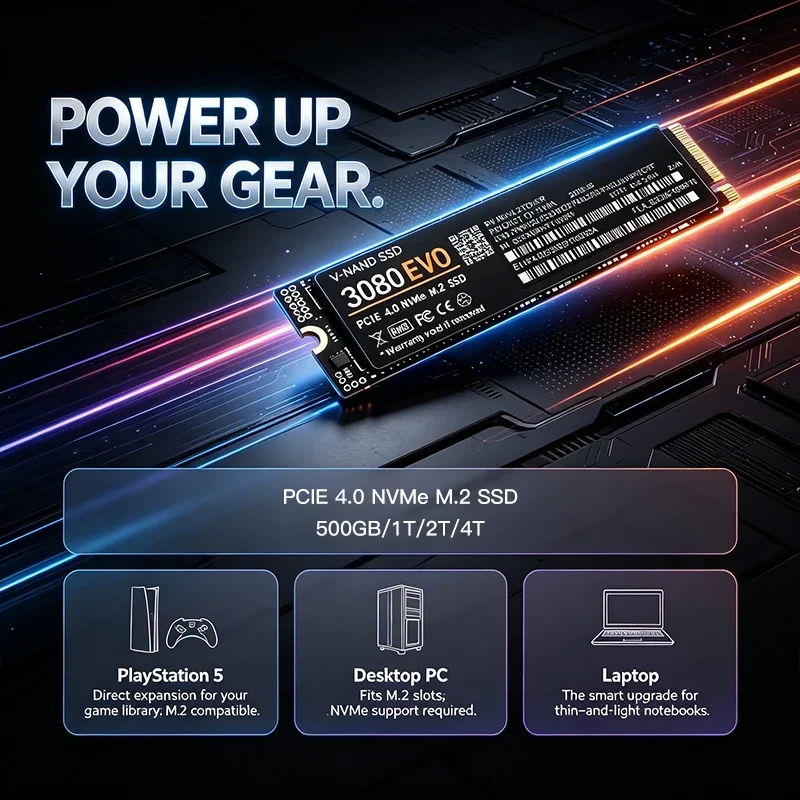 3080 EVO 1 ТБ 2 ТБ 4 ТБ M.2 NV – обзор и цена M.2 Nvme 4Tb Pcie 4.0 Ssd