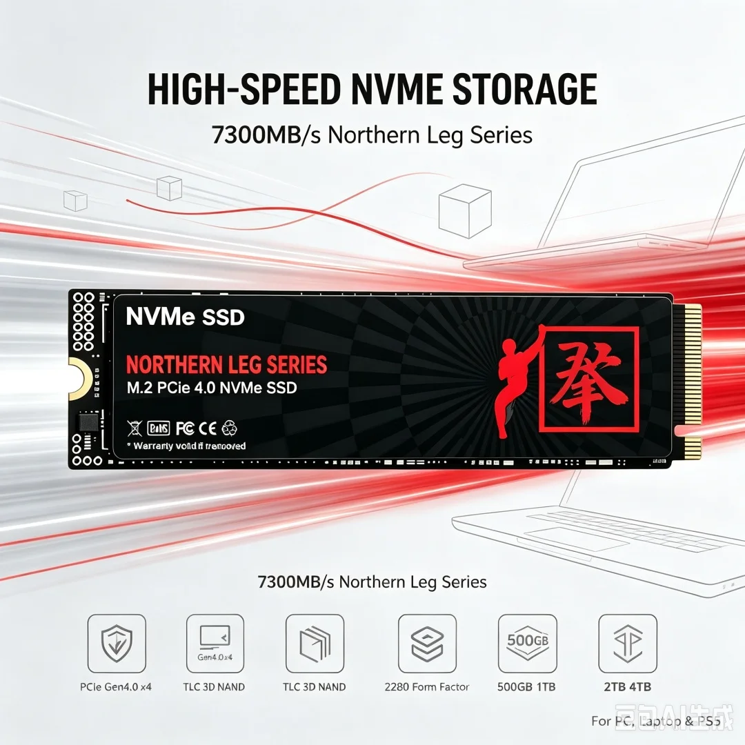 Высокая скорость – 7300 МБ/с,  – обзор и цена M.2 Nvme 4Tb Pcie 4.0 Ssd